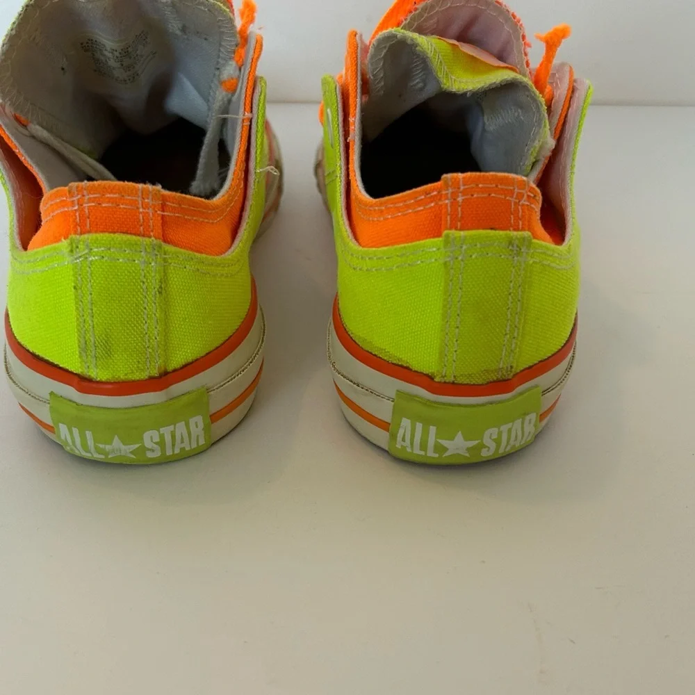 Converse All-Star Double Tongue Neon‎ Pink/Green/Orange Kid Size 3